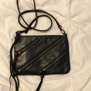 RARE Rebecca Minkoff Fringe Zipper Crossbody Bag l